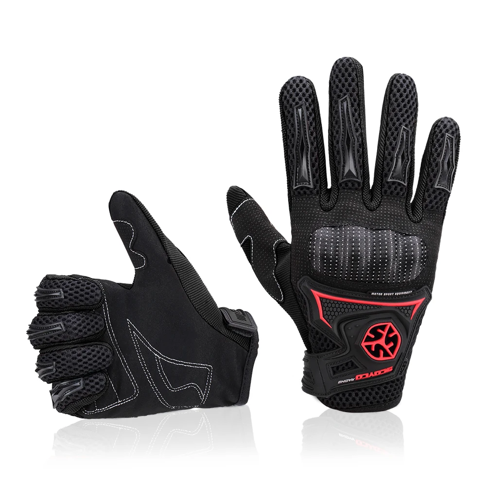 KEMiMOTO мотоциклетные перчатки для мужчин и женщин для мотокросса Luvas Racing Moto Dirt Bike защитные MX Guantes Весна Лето полный палец