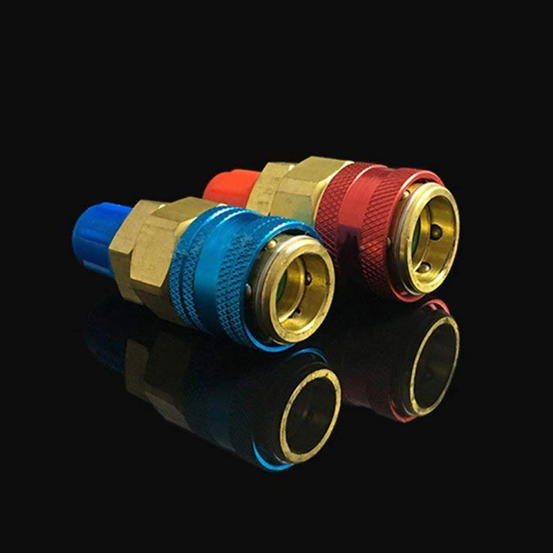 1 пара R134a автомобильный Кондиционер быстроразъемный соединитель Низкая Высокая