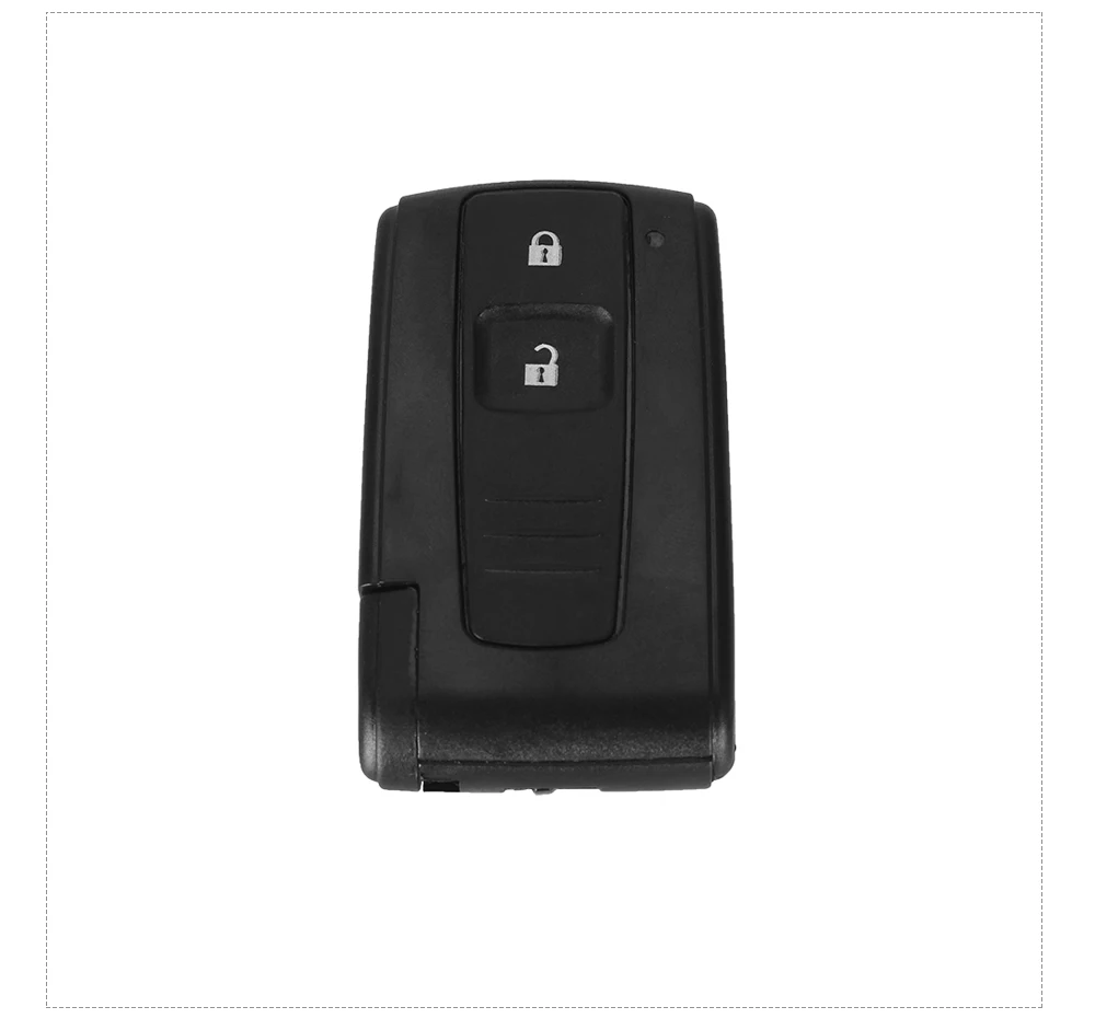 DANDKEY 2 кнопки умный пульт дистанционного ключа корпус для Toyota PRIUS 2004-2009 Corolla Verso Camry с лезвие toy43 Fob ЗАМЕНА