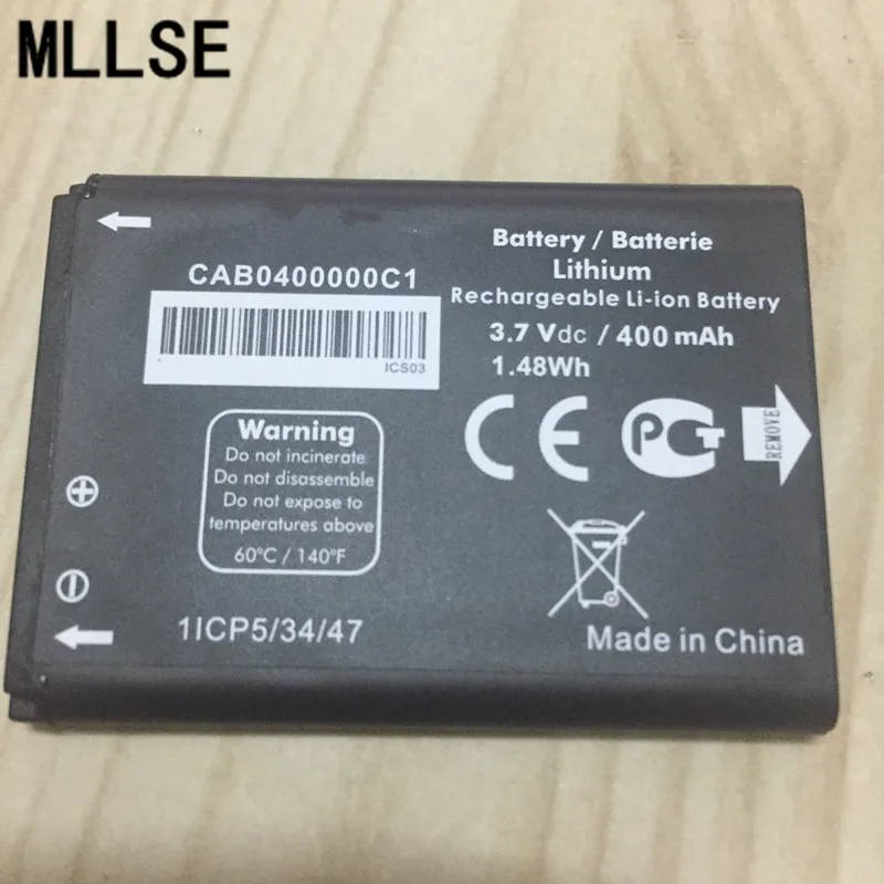 10 шт. MLLSE 400 мАч аккумулятор для Alcatel OT1035D CAB0400000C1 Φ One Touch 232 1013X|battery for alcatel|battery forbatteries