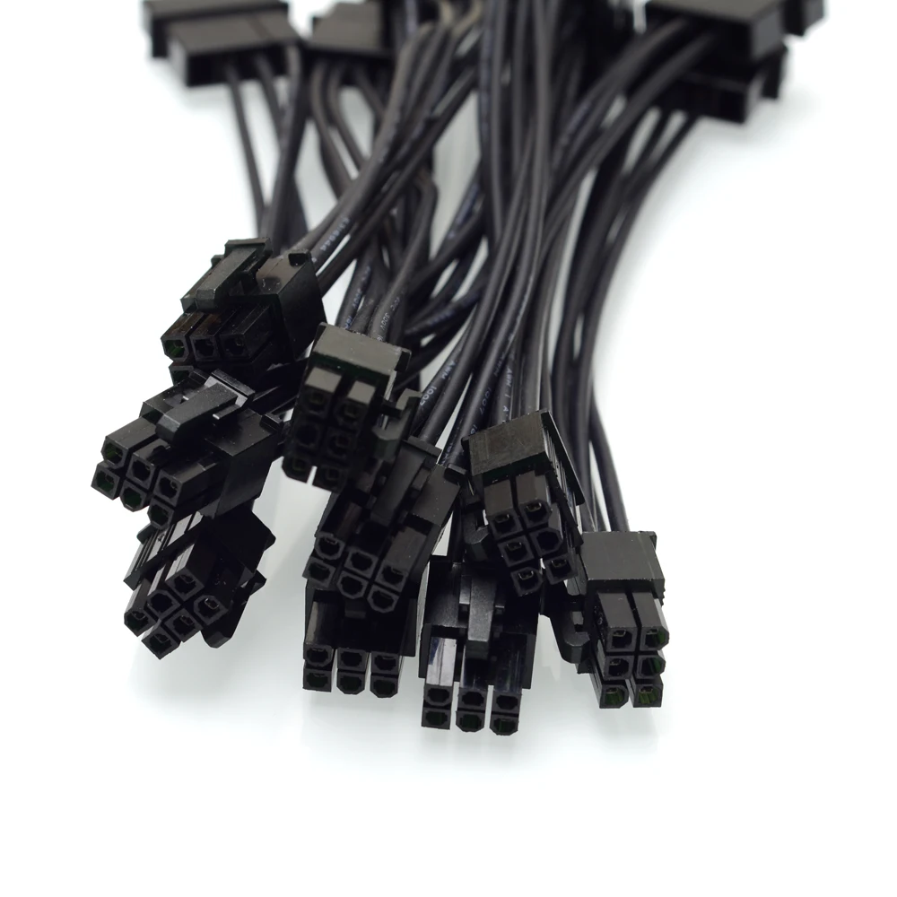 6Pin папа к 4Pin Molex Мужской кабель питания PCI e видеокарта порт D Штекер для nVidia ATI AMD