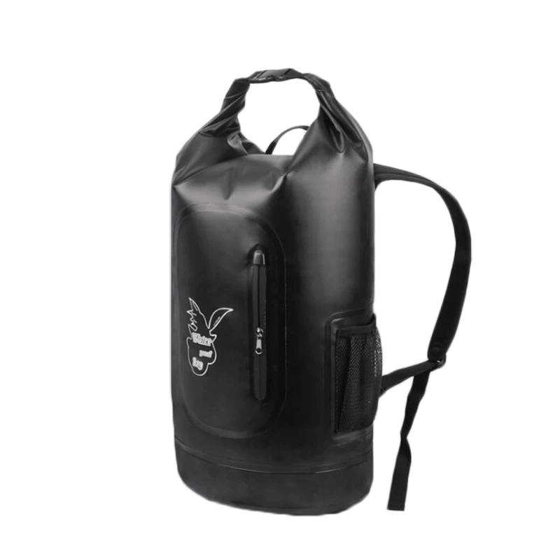 black Goexplore ore водонепроницаемая сумка 30L Открытый Портативный наплечный рафтинг речной поход сухой Дайвинг мешок ПВХ складной рюкзак для плавания - Цвет: black