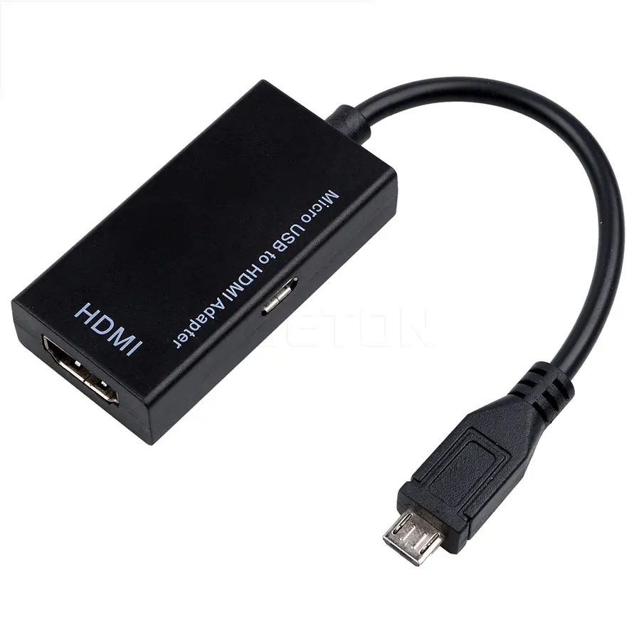 

1080P HD HDTV Adapters Micro USB To HDMI-compatible Female Adapter Cable for MHL Device For Samsung Galaxy HUAWEI