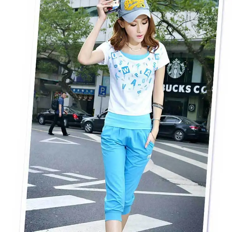 2 Piece Clothing Set For Women Sport Suit Casual Clothes 2pcs 2015 New Arrival More Colors Tracksuit Ladies Costumes|set baby clothing|clothing