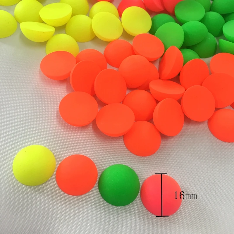 Флуоресцентные разноцветные бусины Meideheng полукруглые для изготовления
