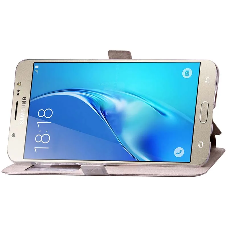 Флип-чехол для samsung Galaxy J5 J7 J3 Pro, кожаный+ силиконовый чехол с окошком обзора, чехол для samsung J5 J7 J3, чехол