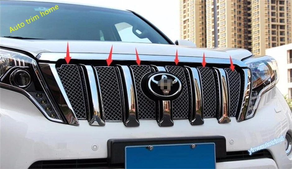 Lapetus Передняя средняя решетка гриль крышка Накладка подходит для Toyota Land Cruiser Prado