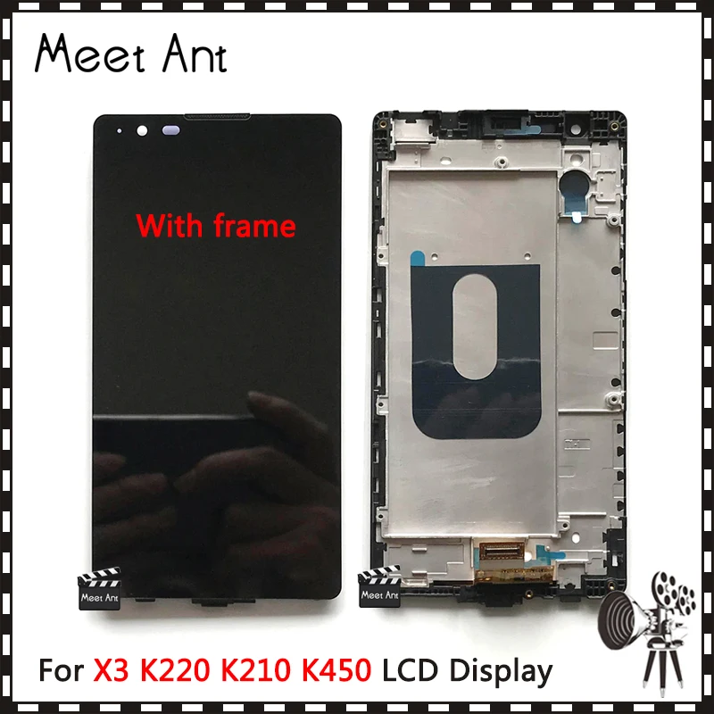 10 шт. высокое качество 5 3 ''для LG X Power X3 K220ds K220dsK K210 K450 K220 ЖК экран с кодирующий