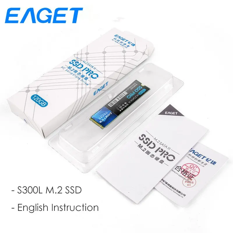 Eaget NGFF M.2 SSD 120 ГБ SATA III Internal Solid State Drive г M2 Дискотека Дуро interno 3 0 HD HDD жесткий диск для