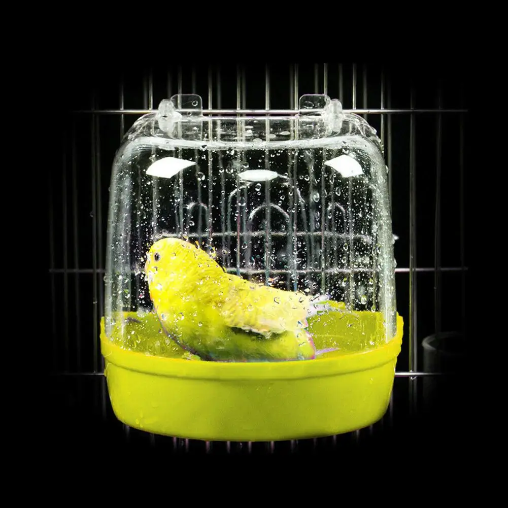 AsyPets Pet висит воды Ванна для небольших для птиц попугаев клетка