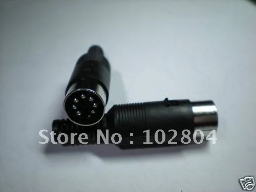 Разъем для разъема DIN 7 Pin с пластиковой ручкой 10 шт. в партии|plug blade|pin bearingpin camel |