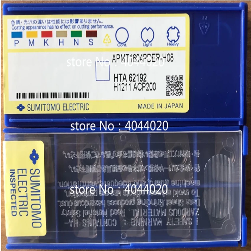 

APMT1604PDER-H08 ACP200 10pcs/box New original Carbide blade