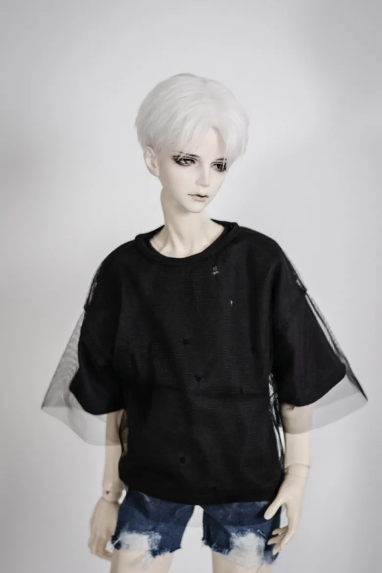 Сетчатая Блузка Футболка для куклы BJD 1/4, 1/3, SD17, Одежда для куклы Uncle CMB162