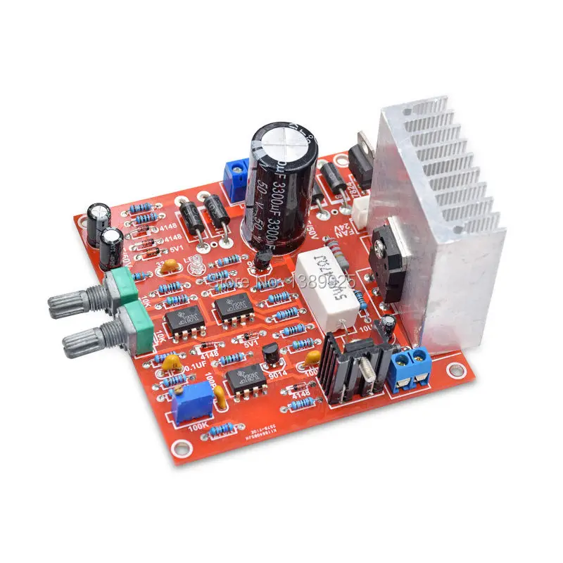 0-30V 2mA-3A Регулируемый DC Регулируемый источник питания DIY Kit с US 110V трансформатор
