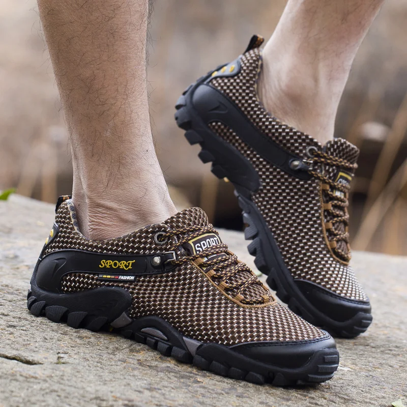 LEIXAG мужские треккинговые ботинки уличные противоскользящие горные