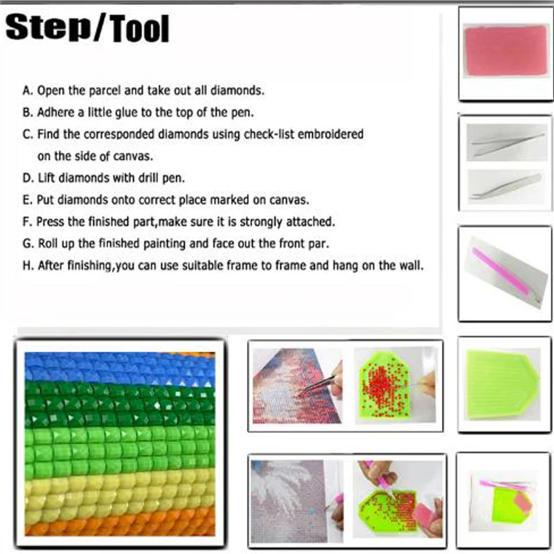 

Full Square/Round Drill 5D DIY Diamond Painting "Animal Eagle" Embroidery Cross Stitch 5D Home Decor Gift