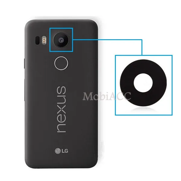 Оригинальный стеклянный объектив задней камеры для LG Nexus 5X запасные части с