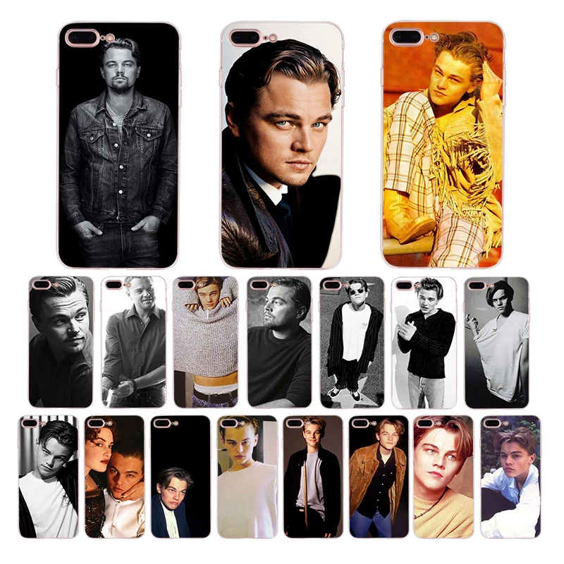 

Leonardo DiCaprio Soft TPU cover for iPhone case 7 6S 6 8 Plus mobile silicone shell X XR XS MAX 5 5S SE Newest Star Photos case