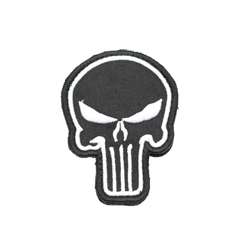 

50pcs Black Banner 3D Embroidery Armband Military Tactics Special Warrior Gas Badge Clothing Hat Backpack Personality Patch