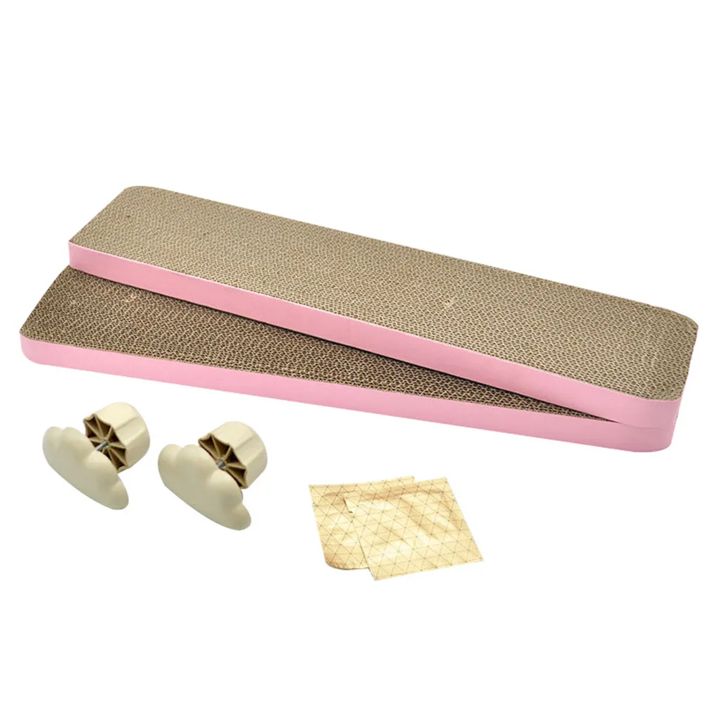 2 шт. Кот котенок рифленая доска для царапин скребок кровать коврик когти