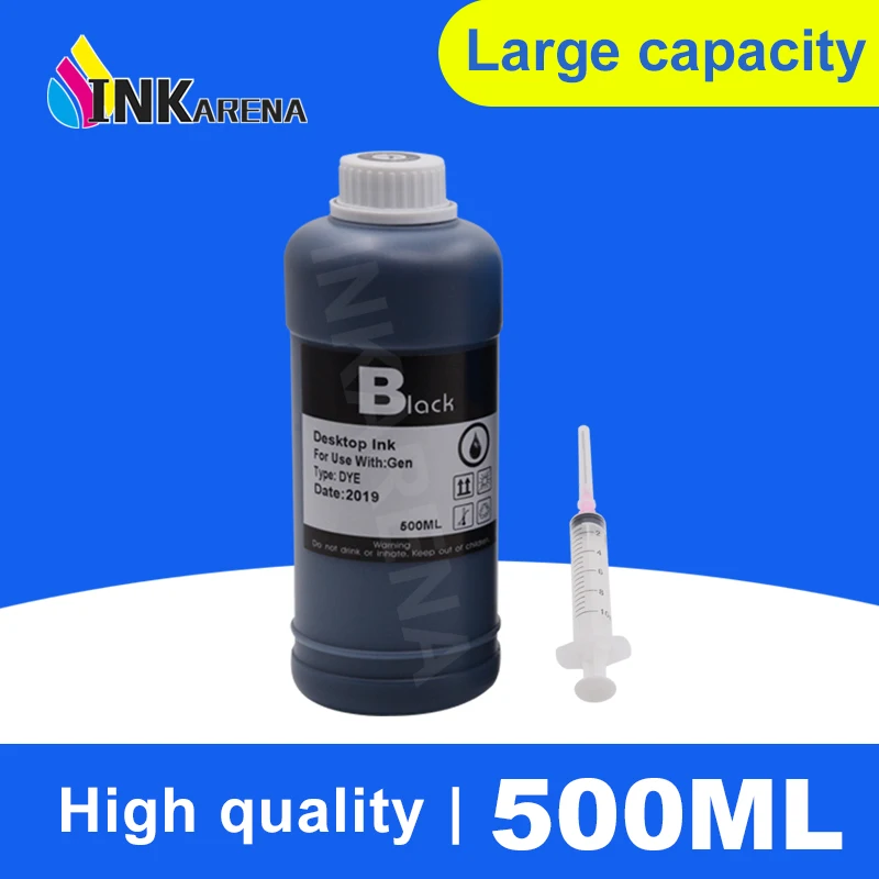 

500ml Printer ink Black Color for Epson T2991 T3351 T3361 T1281 T0921 T0731 T0711 T1631 T0711 T1811 Refill Cartridge Ink kit