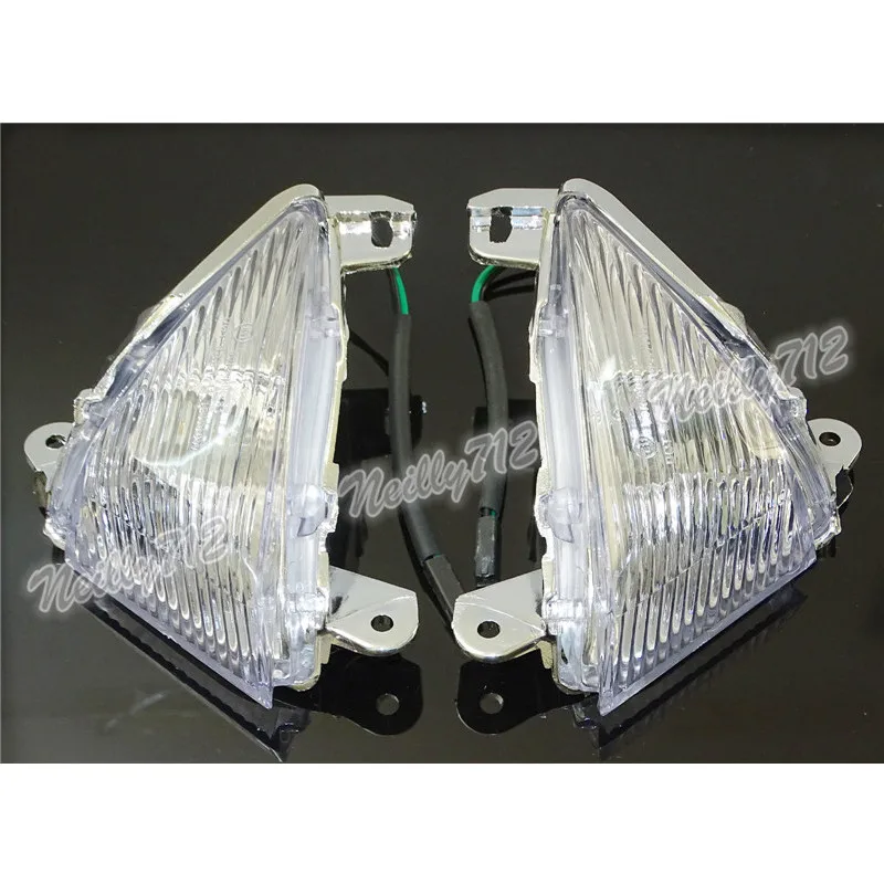 Waase для Kawasaki Ninja ZX14 ZX14R ZZR1400 2006 2007 2008 2009 2010- E-Mark Передние поворотники мигалка индикаторная линза
