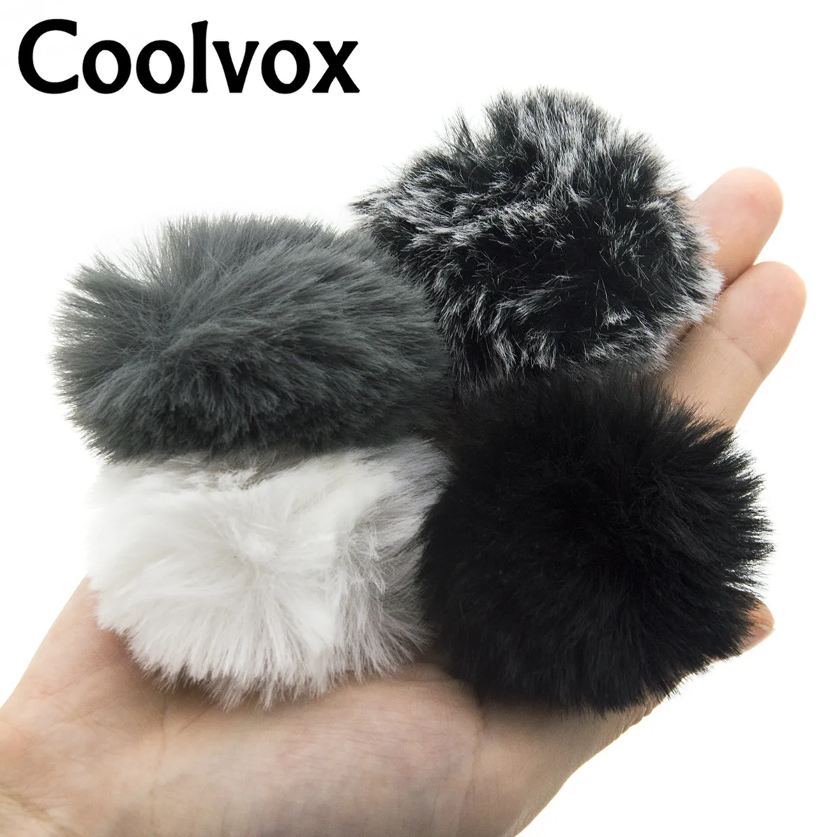 Микрофон Coolvox с отворотами пушистое ветровое стекло меховая ветровая муфта