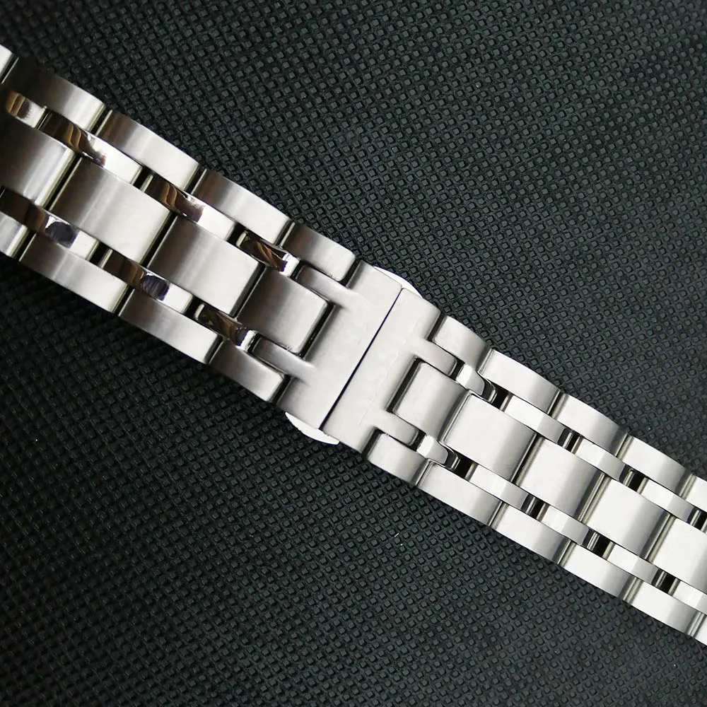 Изогнутый конец Нержавеющая сталь ремешок для наручных часов Tissot 1853 Кутюрье T035 18/20/22/23/24 мм ремешок для наручных часов Для женщин Для мужчин платье на бретельках со браслет
