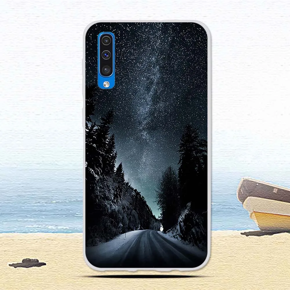 36 Роскошный чехол из термополиуретана и силикона для samsung Galaxy A50 A 50, Модный чехол для телефона с цветочным рисунком, Мягкий защитный чехол s Fundas - Color: 36