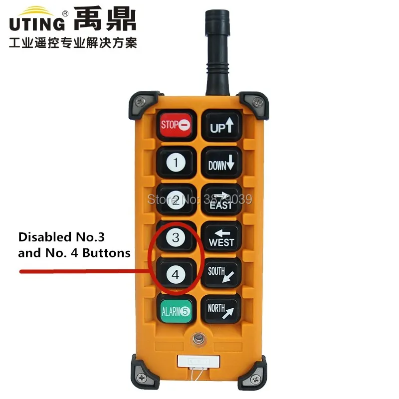 

Nice UTING CE FCC Industrial Wireless Radio Single Speed F23-A++ Transmitter of Remote Control
