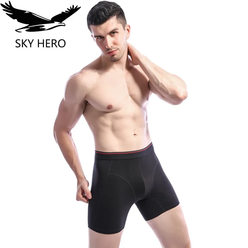 Длинные хлопковые боксеры мужское нижнее белье мужские трусы cuecas calzoncillos