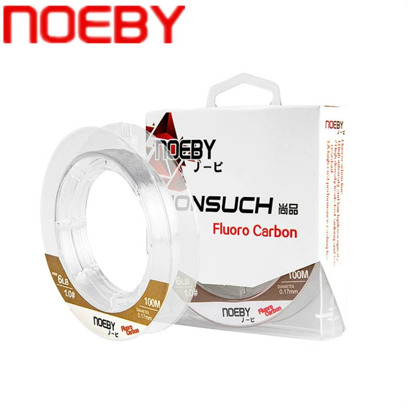Рыболовная леска NOEBY из углеродного волокна для мойки 4 32 фунтов 0 15 48 мм Морская