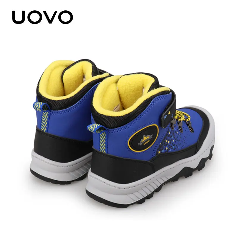 Children Outdoor Hiking Shoes Uovo Brand Boys Girls Water-resistant Casual Sports Non-skid Warm Spring Winter Sneakers |