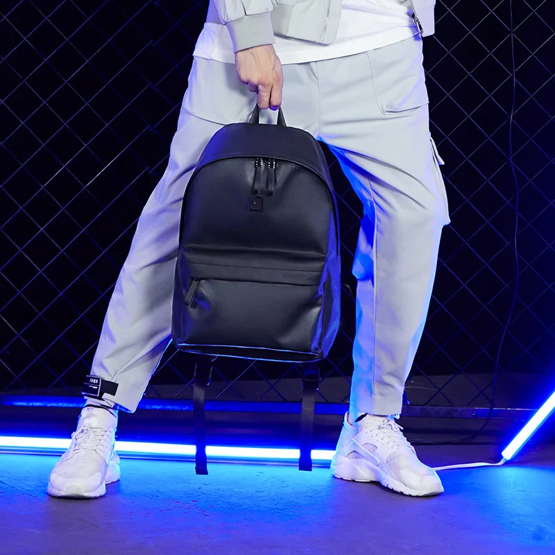 Men Backpack Male Fashion Computer Laptop Bag Travel School College Bookbag New Satchel Cute Brand PU 16inch | Багаж и сумки