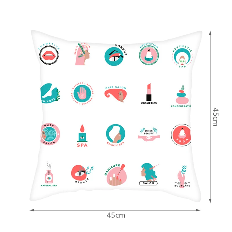 Чехол для подушки Fuwatacchi в стиле макияжа губная помада на каблуках наволочка с