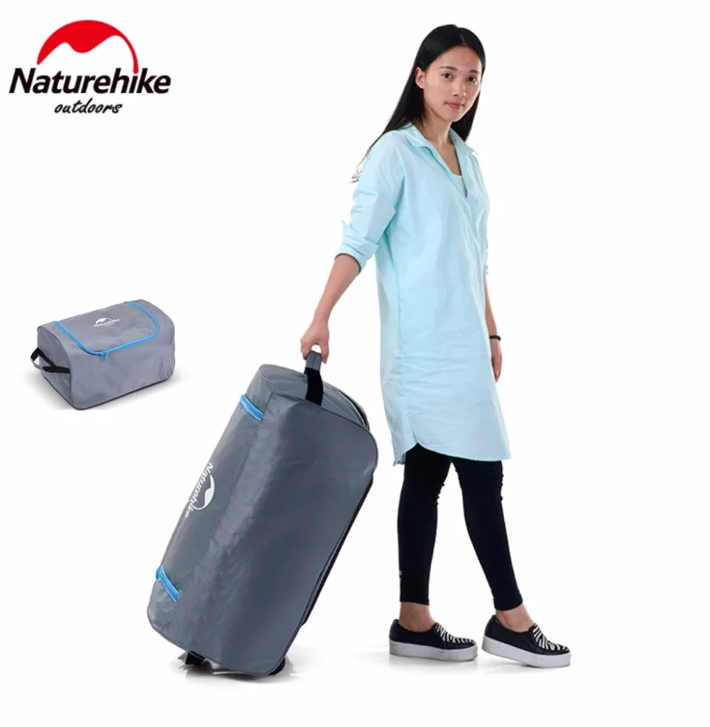 NatureHike сумка для хранения багажа на открытом воздухе, для путешествий, кемпинга, органайзер, наборы для путешествий, спальный мешок для палаток, Набор сумок с колесами
