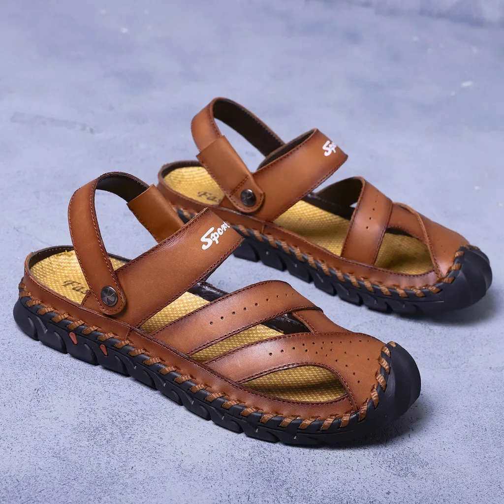 Горячая Распродажа новые модные летние Нескользящие винтажные пляжные мужские
