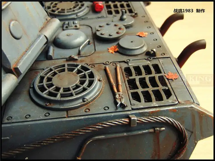 KNL хобби 1:16 HENG длинный пульт дистанционного управления Танк модель Tiger 2RC литейное Тяжелое покрытие краски, чтобы сделать старое обновление