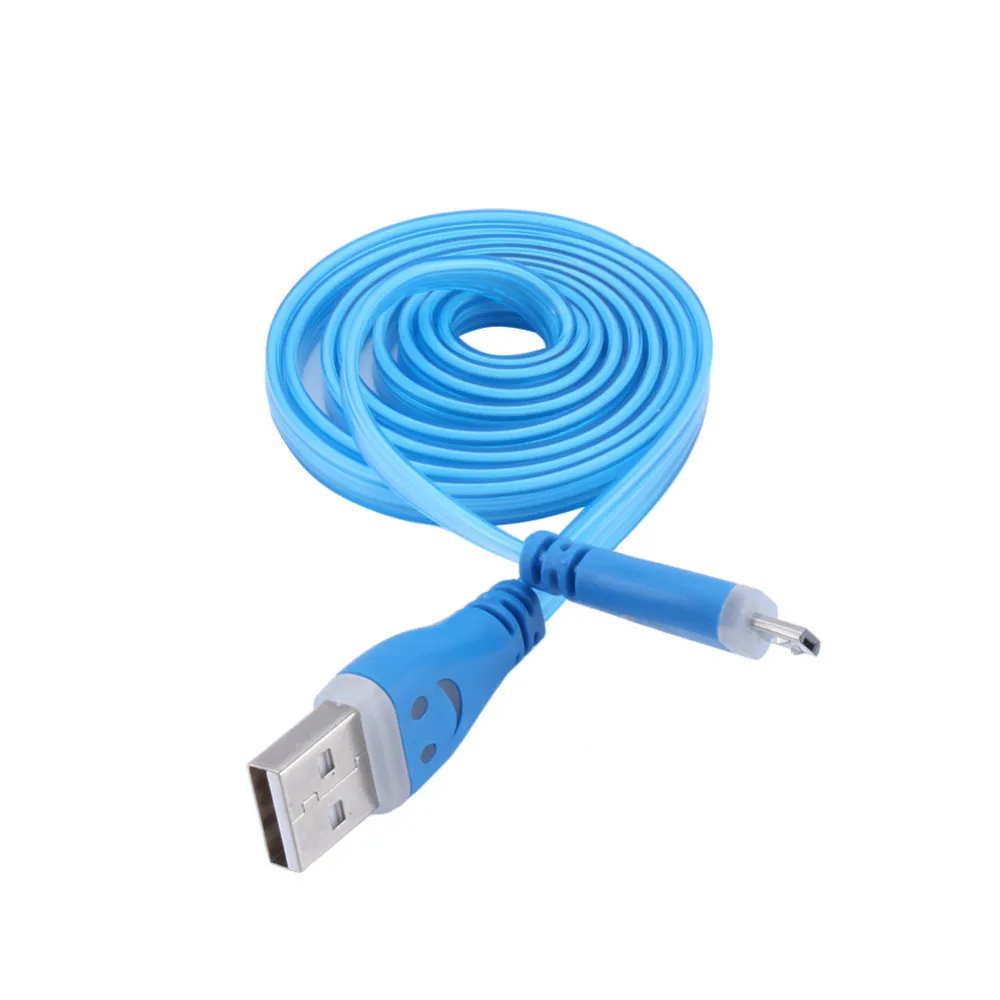 Цветной СВЕТОДИОДНЫЙ 8 контактный USB кабель синхронизации данных и зарядки