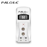 original palo battery charger c902 2 lot lcd display charger for aa aaa nicd nimh 9v batteries