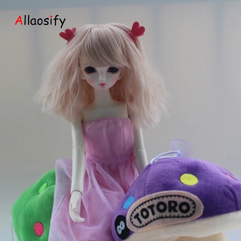 Allaosify Bjd / SD как кукла вьющиеся волосы парик 1 3 4 лет партия/6 высокое Температура