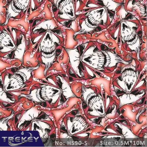 [Ширина 0 5 м] пленка из поливинилхлоридной пленки с цветным черепом