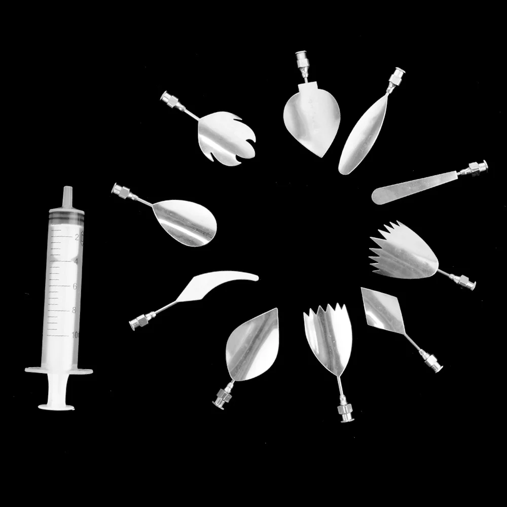 10 шт./компл. 3D Желейный цветок художественные инструменты торт желатиновая