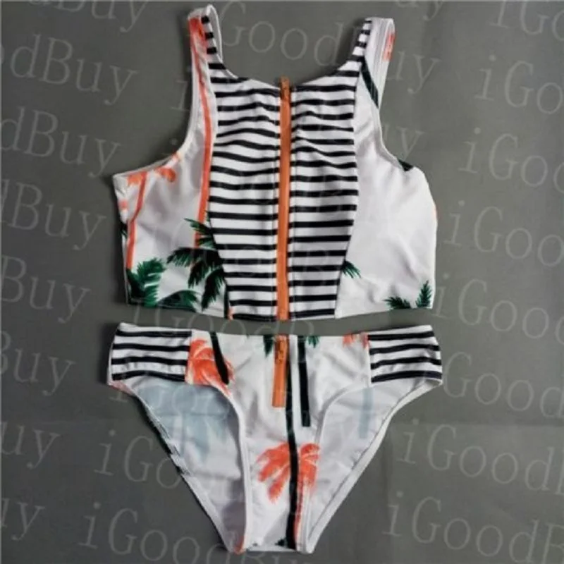 Новинка 2019 летний купальник Женский пикантный комплект бикини в полоску с