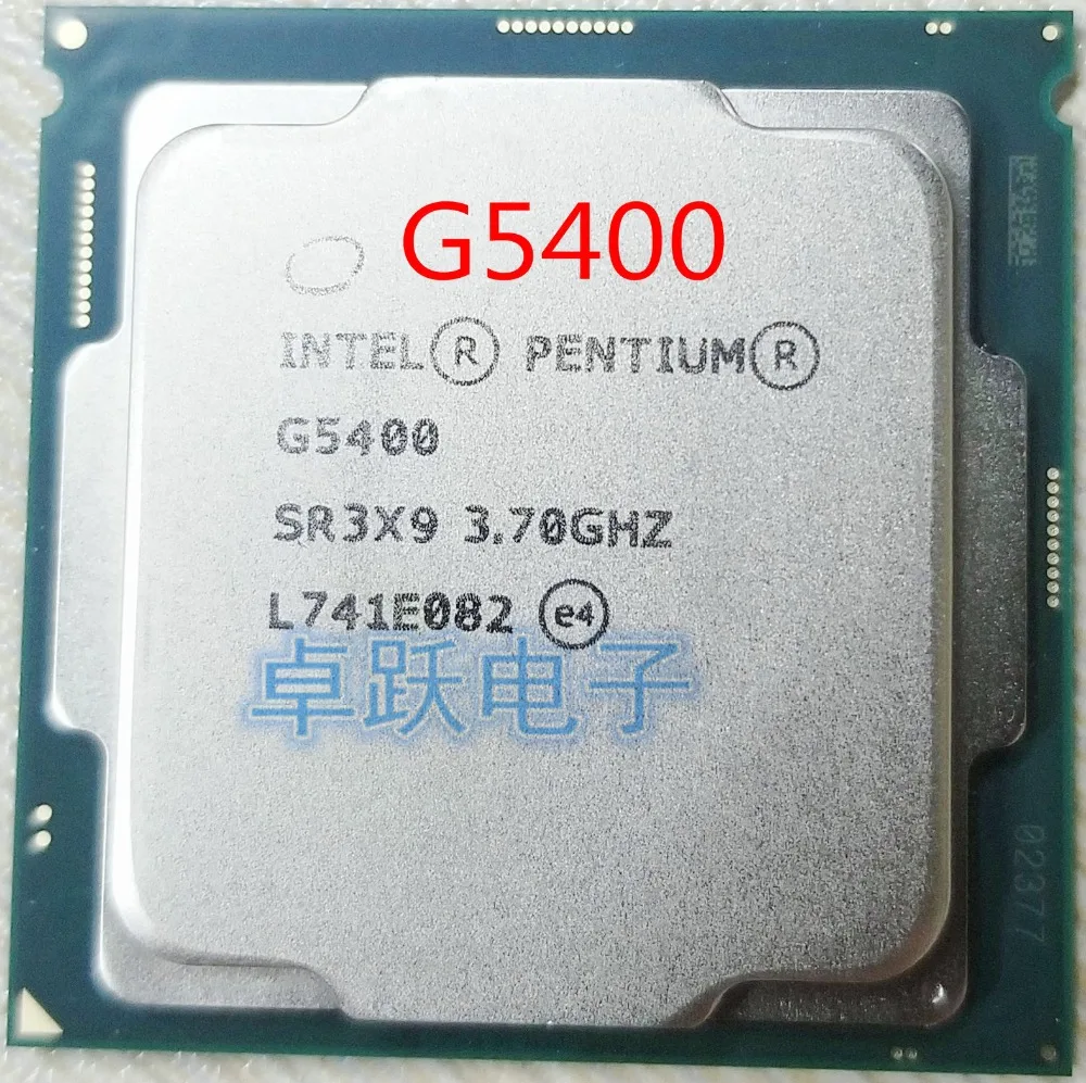 Intel ПК настольный компьютер процессор Pentium G5400 3,7G 512KB 4MB cpu LGA 1151-land FC-LGA 14 нанометров двухъядерный процессор