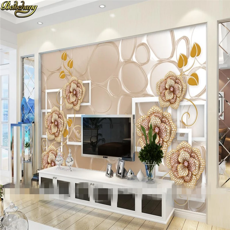

beibehang Custom photo wallpaper large fresco modern Nordic 3d ball relief dandelion TV background wall papel de parede