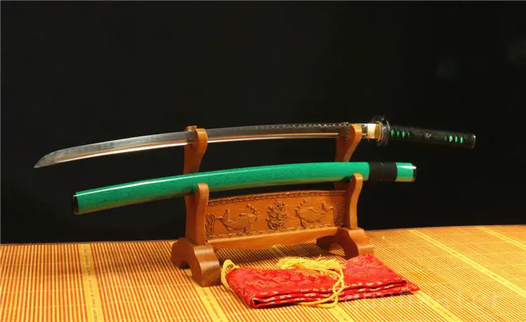 41 &quot1095 углеродистая сталь глина закаленная японская самурая Катана очень острый