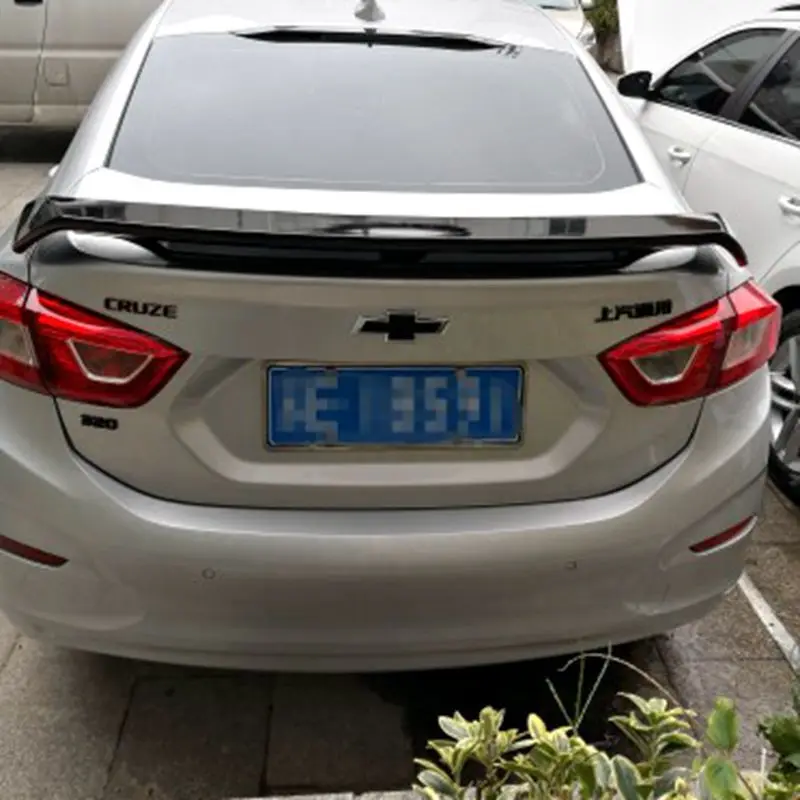 Для Chevrolet Cruze задний багажник спойлер высокого качества ABS Материал грунтовка цвет украшение в виде хвостового крыла