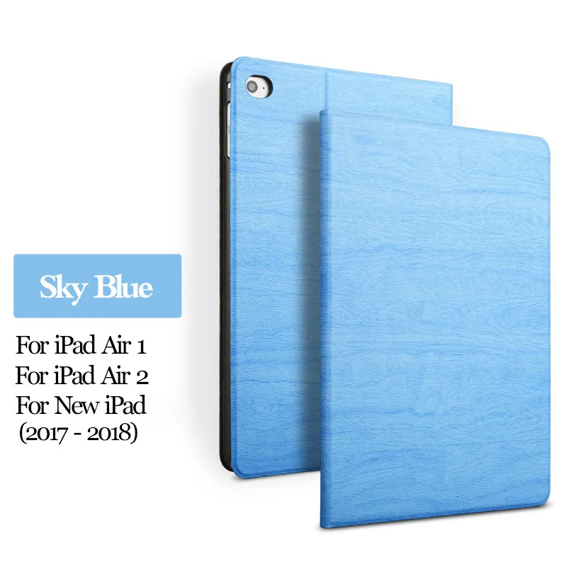 Чехол для iPad, новинка, 9,7 дюймов,, /Air/Air2, чехол из искусственной кожи, умный чехол, модель A1822, A1823, A1893, A1954 - Цвет: Light bule