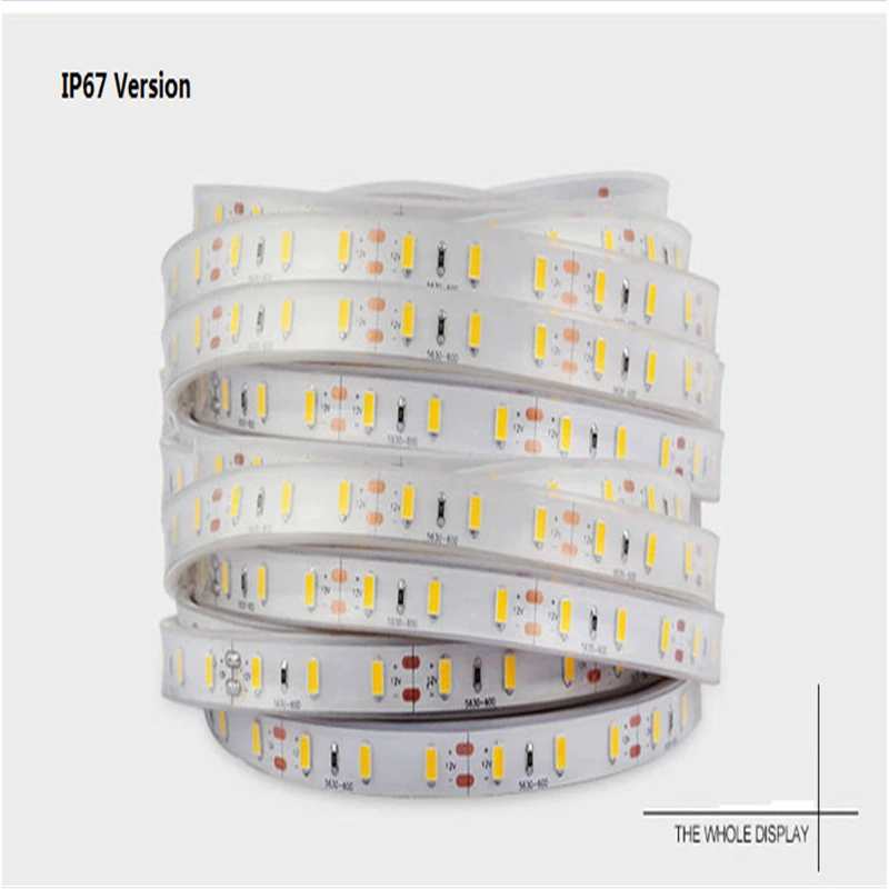 СВЕТОДИОДНАЯ лента SMD 5630 5 м светодиодный 24 В постоянного тока IP20 IP65 IP67 теплый